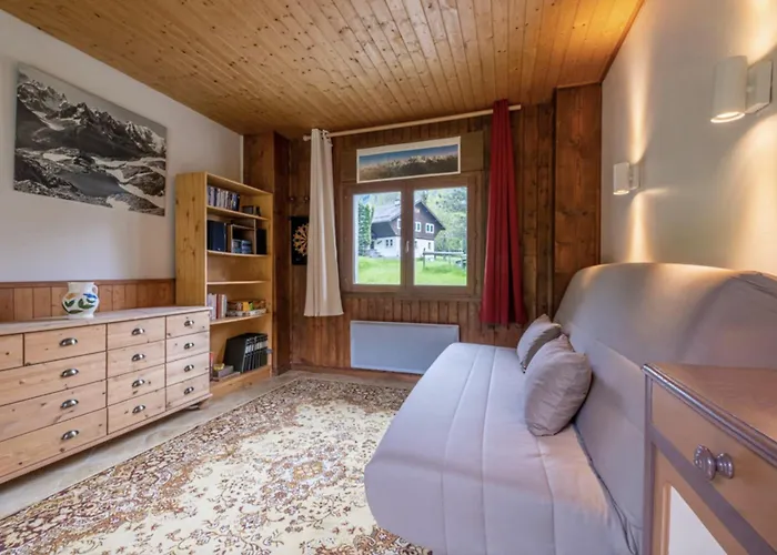 木屋 Cozy Big With Spectacular Mont-blanc View 霞慕尼