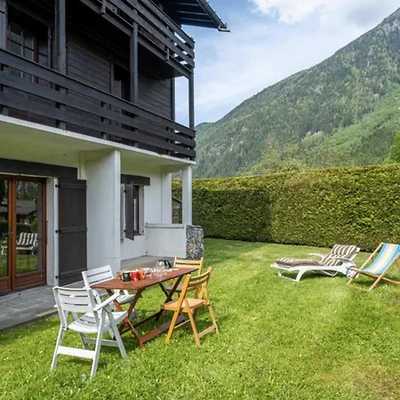 Family Home With A Garden Overlooking Mont Blanc